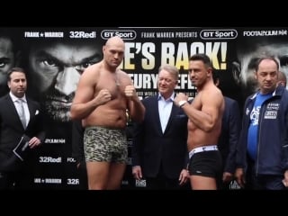 Tyson fury sefer seferi weigh in