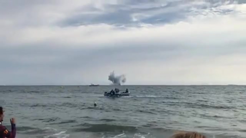 На авиашоу в италии разбился истребитель, пилот погиб