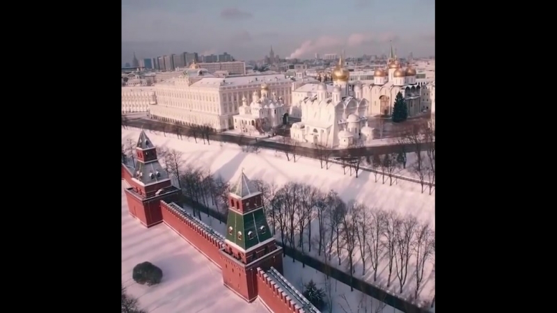 Удивительный полёт над москвой