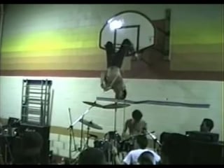 Guy picciotto upside down fugazi basketball hoop