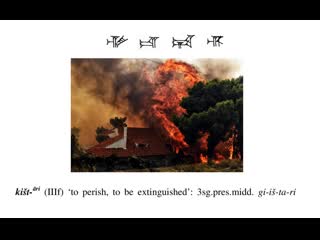Hititçe hittite word of the day kišt āri (iiif) ‘to perish,
