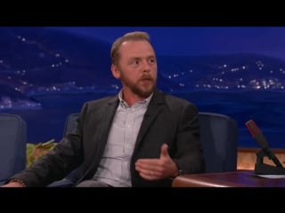 Simon pegg shows off his 12 stages of drunkenness