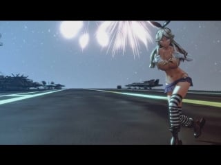 [mmd] kancolle [boom clap] iowakaze happy july 4th