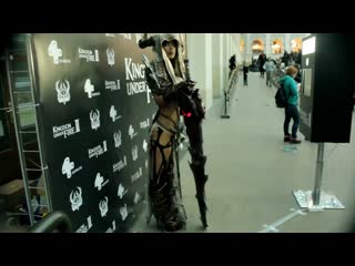 Freia raven as the berserker from kingdom under fire ii at igrocon 2017