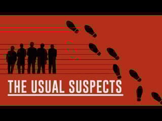 The usual suspects 1995 the usual suspects lineup scene the laughs are real, they didnt cut them off
