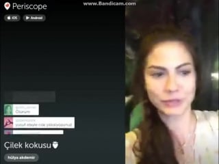 Hülya akdemir periscope yayını