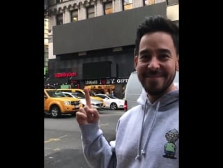 Linkinpark nyc 🗽🌅🚕 @m shinoda @phoenixlp #onemorelight