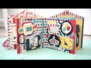 Pop up album by nadya lifa ( carta bella circus party)