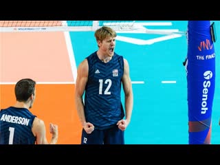 Maxwell holt best middle blocker tokyo volleyball qualification (hd)