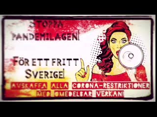 Flygbladsutdelning vid hötorget 20 december 2020