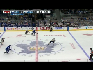 Leo komarov slides home empty netter