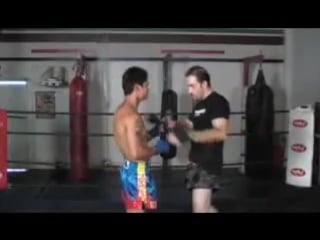 Muay thai clinch