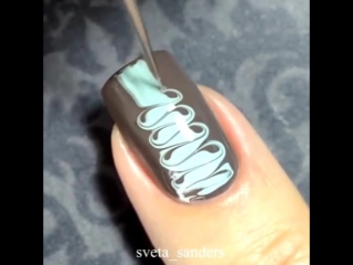 Nails tutorial on instagram “marble nails by @sveta sanders#128133 #127996 ”