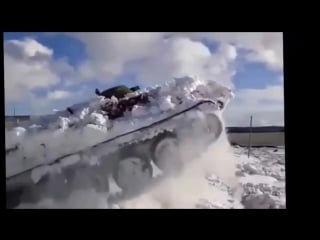Танки снега не боятся
