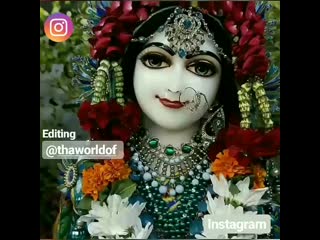 ™️ tha world 💌of lord krishna💖 on instagram “❤️blissful expressions 😍 ❤️ a most mesmerizing glimpse of shree radha raani maa🙏