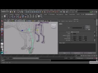 Риггинг четвероногих существ в maya