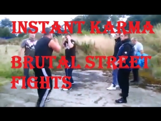 Most brutal street fights instant karma люди получают по заслугам драки 2017 | best videos