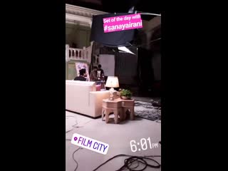 Set of the day with sanayairani ashasellars insta story sanaya is shooting at filmcity for her new project for @starplus