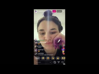 Rizha live dyeing her hair (highlights in description)