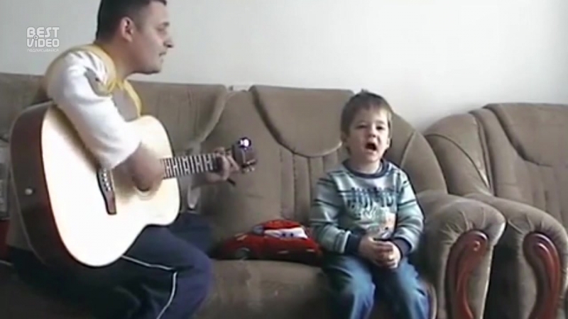 Малыш исполняет воины света (ляпис трубецкой cover)