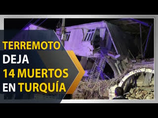 Vídeo sismo de 6,9 grados deja al menos 14 muertos en turquía