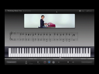 Garageband artist lessons all piano norah jones thinking about you