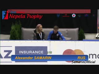 Alexander samarin rus кп ondrej nepela trophy 2018