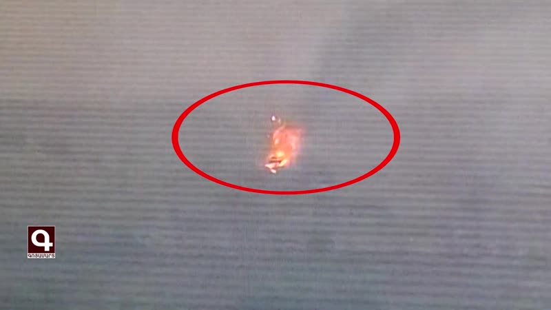 Հակառակորդի ավտոշարասյան եւ զրահամեքենայի ոչնչացումը