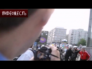 Накормили поляков © видеожесть