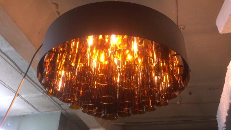 Люстра по проекту студии дизайна freak fabrique