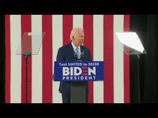 Joe biden is back sleepy joe wacht auf und attackiert donald trump scharf