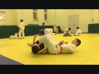 Рычаг локтя из прохода лэг драг | arm bar from leg drag