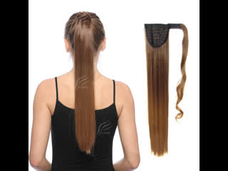 Wrap around ponytails