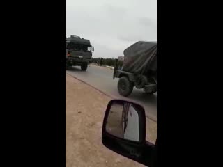 Syria today a special tsk convoy brought for the first time to greater idlib the mim 23