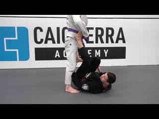 Caio terra collar sleeve control to triangle (when opponent postures on the omoplata)