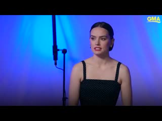 Daisy ridley shares her reaction to seeing clips from theriseofskywalker and gives the sco