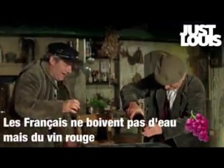 Quelques clichés sur les français illustrés par des extraits de film du grand louis de funès