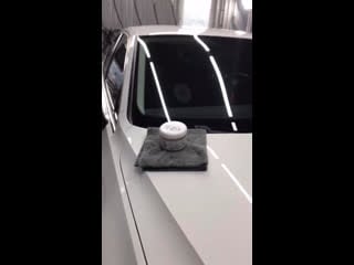 Нанесение твердого воска diamond white hard wax