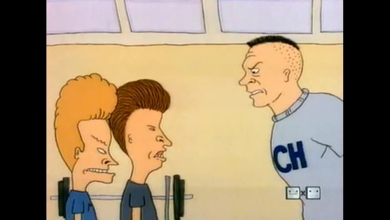 Бивис и баттхед тренироа (1993)