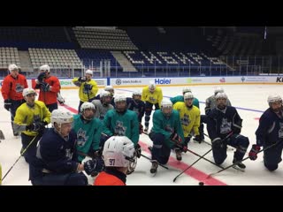 Ледовая тренироа «сибирских снайперов»