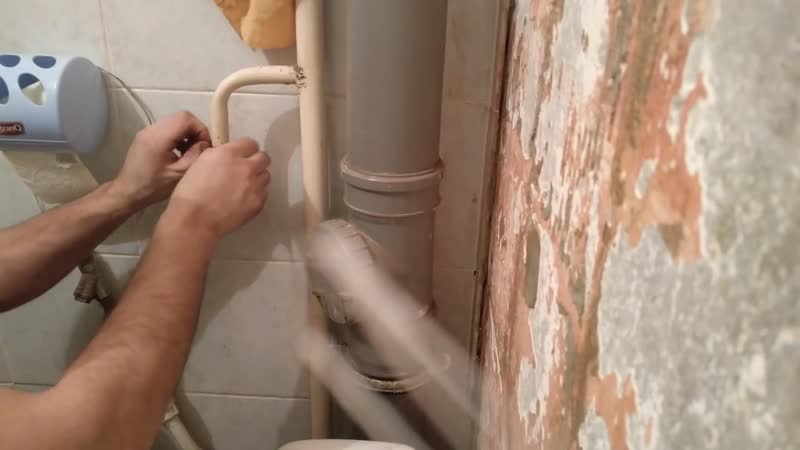 Замена шарового крана под давлением