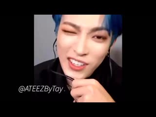 Hongjoong video call | loveateez