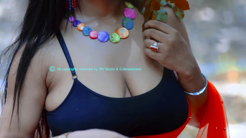 Saree fashion net saree, black bra nancy episode 50