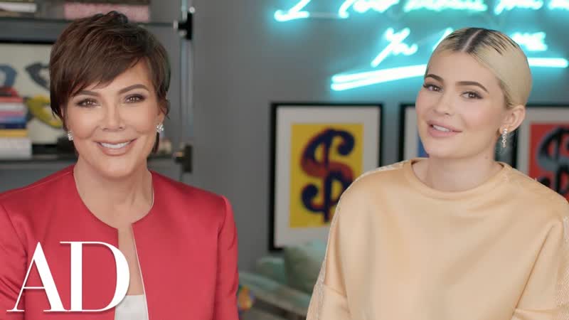 Kylie jenner talks about her new home with kris architectural digest [rus sub]
