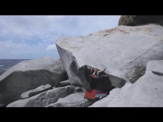 Virgin gorda beach bouldering with jimmy webb and matt gentile