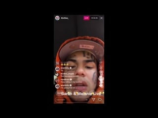 6ix9ine checks in with rico recklezz before going to chicago