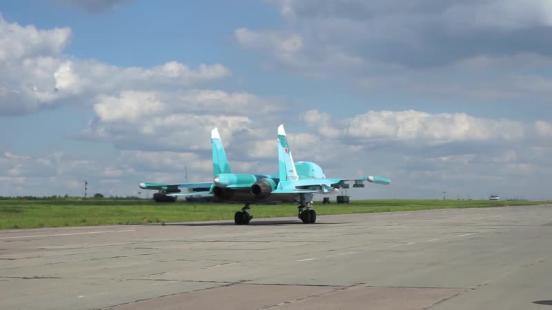 Командирские полеты экипажей бомбардировщиков су 34 в челябинской области