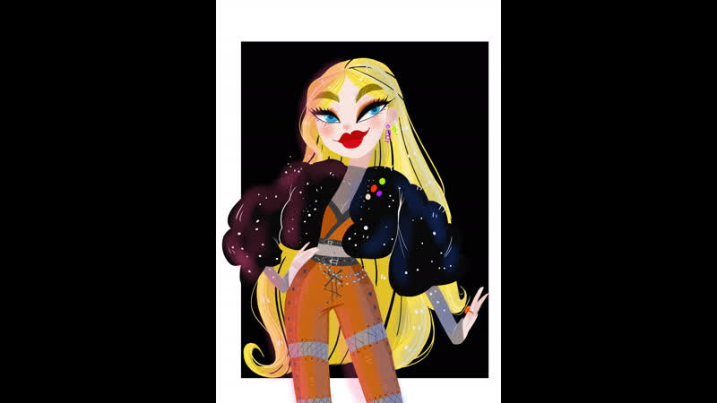 Братц (хлоя) #братц #хлоя #спидпэйнт s