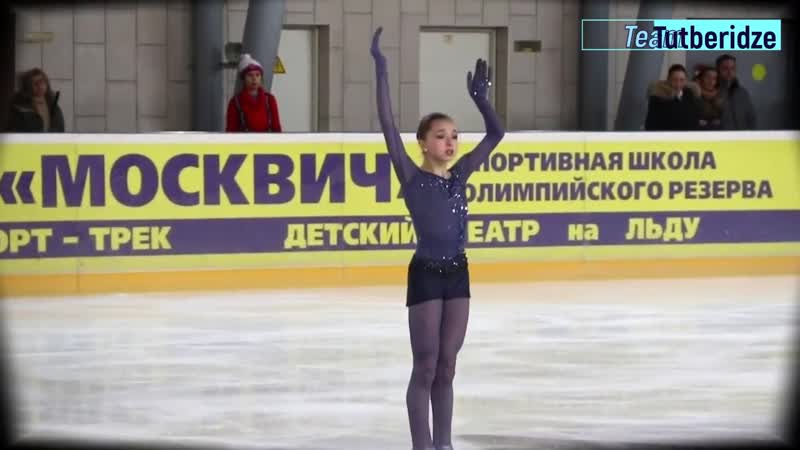 Камила валиева юная умница teamtutberidzekamila valieva young clever girl teamtutberidze