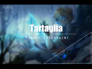 Genshin impact tartaglia (fanart speedpaint)